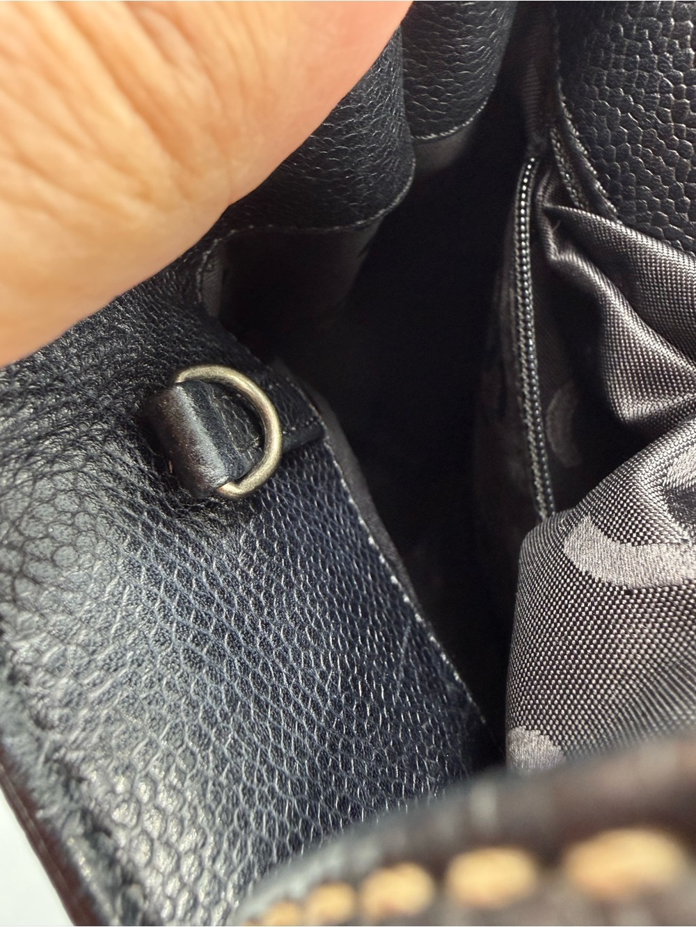 CHANEL Black Caviar Leather Tote with Silver CC Accent - Picture 13 of 16